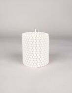 Balzola candle 9x10, pearl