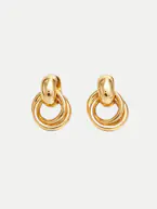 Claude earrings, gold