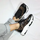 Poppy sneaker, leo glitter