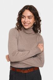 Mila rollneck pullover, atmos melange