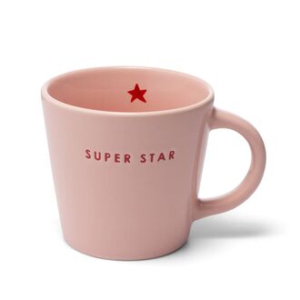 Cappuccino cup super star 250ml, pink