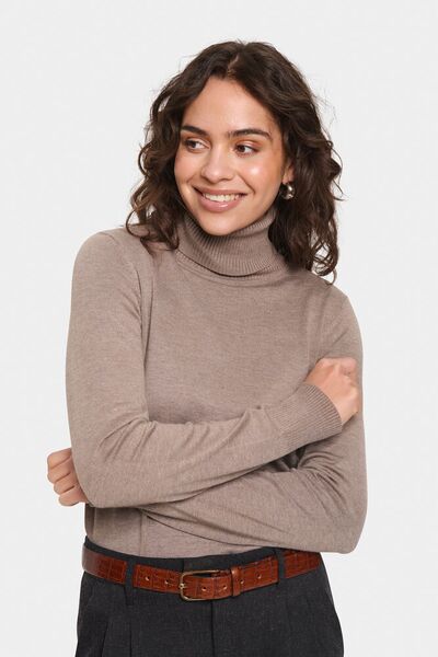 Mila rollneck pullover, atmos melange