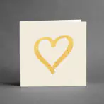 Grande golden heart