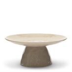 Portofino cake stand, flax