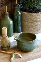 Matcha set, olive