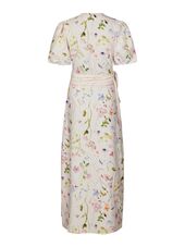 Clarine flower dress, off white