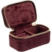 Velvet jewellery box micro, maroon
