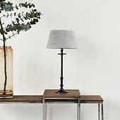 Phinesse lamp shade 21x38, grey