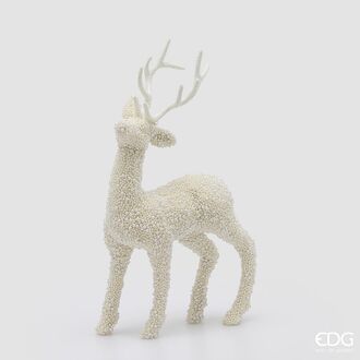 Pearl reindeer 51cm, white