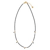 Cocoon black onyx gold necklace