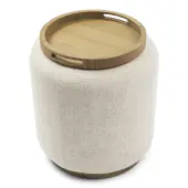 Babylon end table with tray S