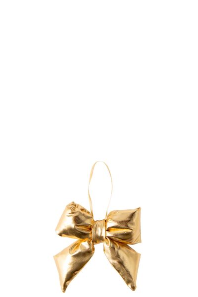 Hanger bow 11cm, shiny gold