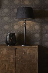 Warrington lamp base, black