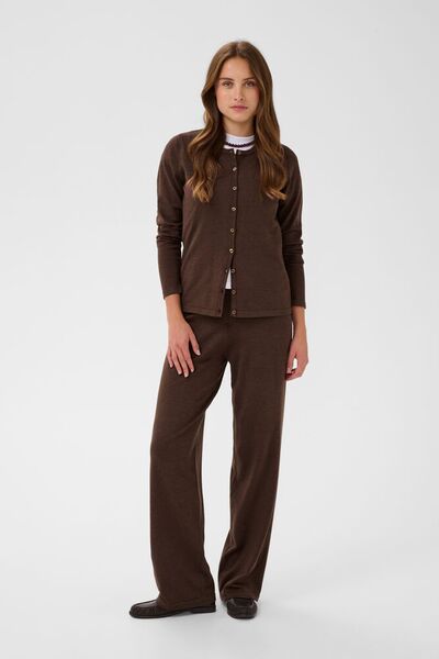 Mila cardigan, bracken melange/brown