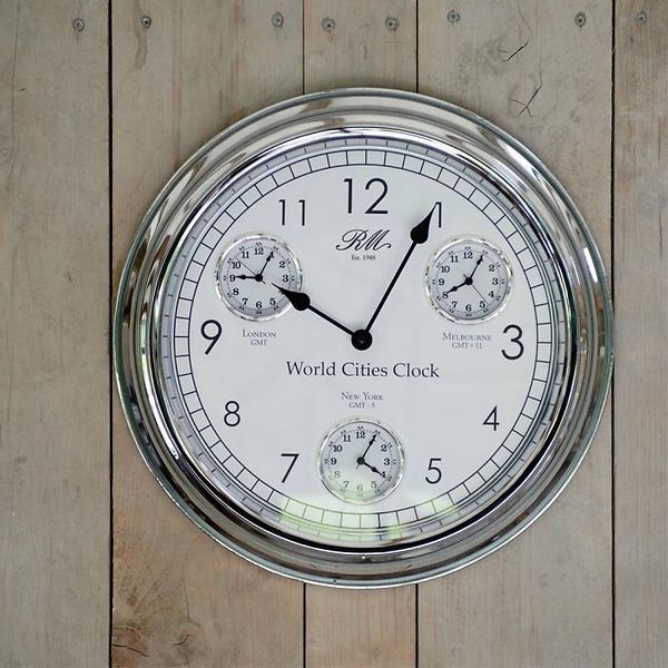 World cities clock