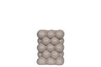 Bubbly-kynttilänjalka 12cm, harmaa