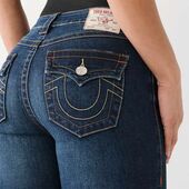 Becca mid rise boot cut flap, muddy waters