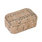 Plaid jewelry box, caribou