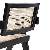 St. Moritz dining armchair, black