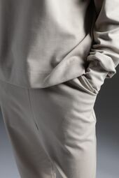 Lounge by luin blouse, pale sand