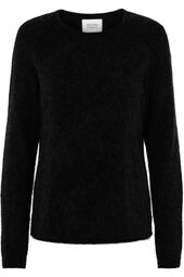 Brook knit new O-neck, black