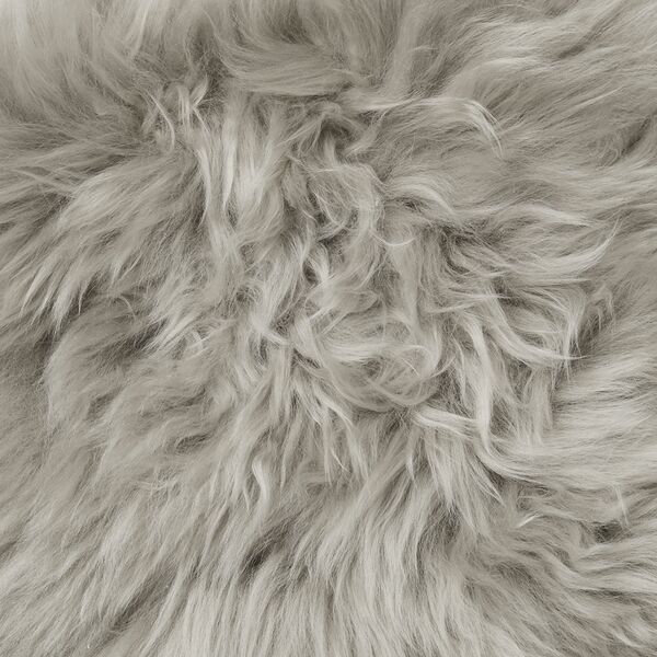 Gently sheepskin, silver beige