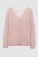 Cornelia mohair cardigan, light pink