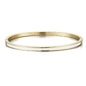 Poppy mini bangle, white gold
