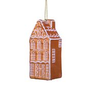 Ornament gingerbread canal house 9cm