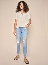 Bradford scratch jeans, light blue