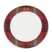 Classic tartan dinner plate