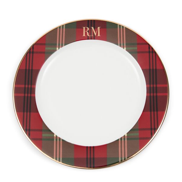 Classic tartan dinner plate