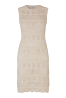 Mutio knit mini dress, dark chalk