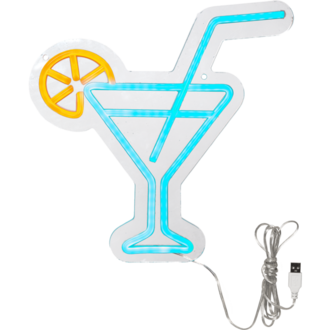 Plexy seinäkoriste, cocktail