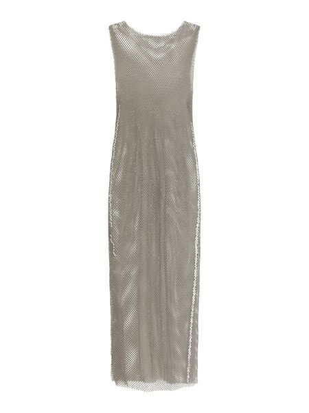 Loreen stone dress, silver