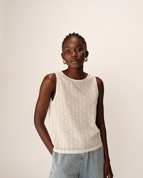 Passionnee top, ecru