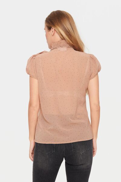 Lilja shirt, praline dot