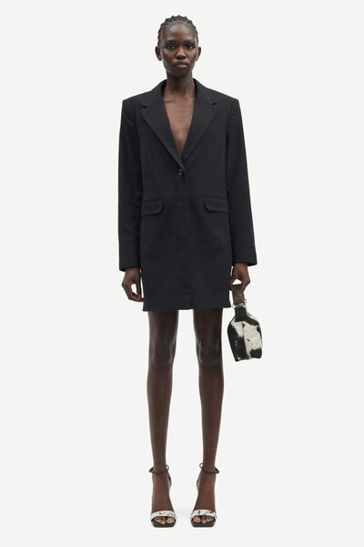 Samaj blazer dress, black