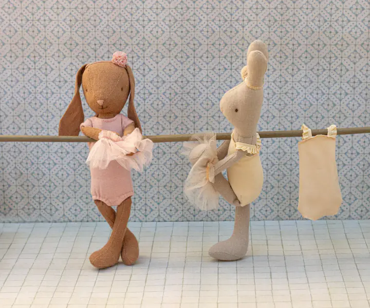 Bunny 1, brown ballet suit