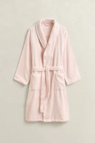 Embroidery robe, pink embrace