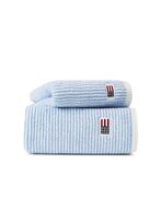 Original towel 50x70, white/blue stripe