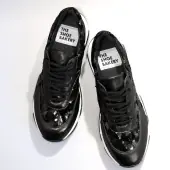 Poppy sneaker, black glitter