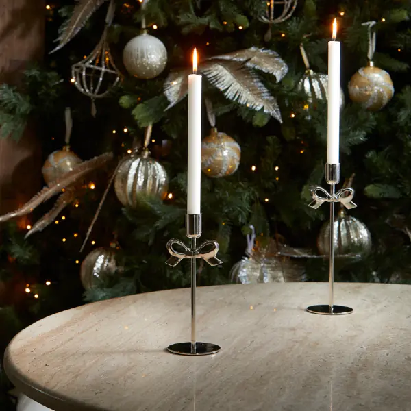 Classic bow candlestick S