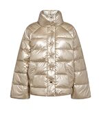 Calvo down metallic jacket, gold