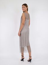Loreen stone dress, silver