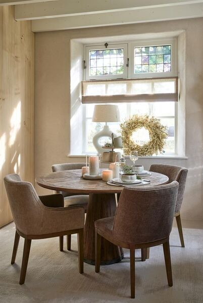 Linen taper lampshade white 45x25