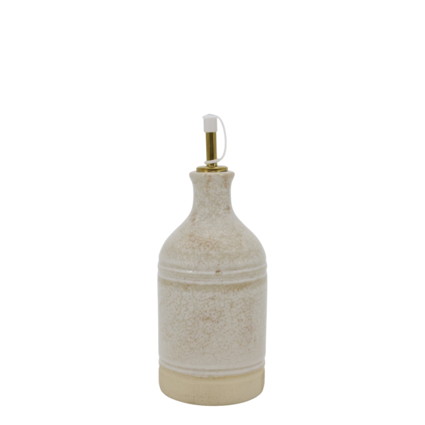 Bottle with bottle pourer, cream