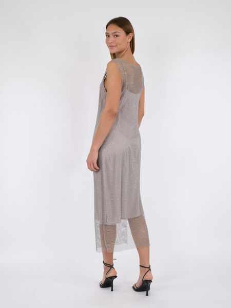 Loreen stone dress, silver