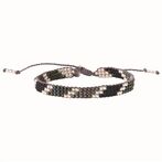 Commitment black onyx silver bracelet