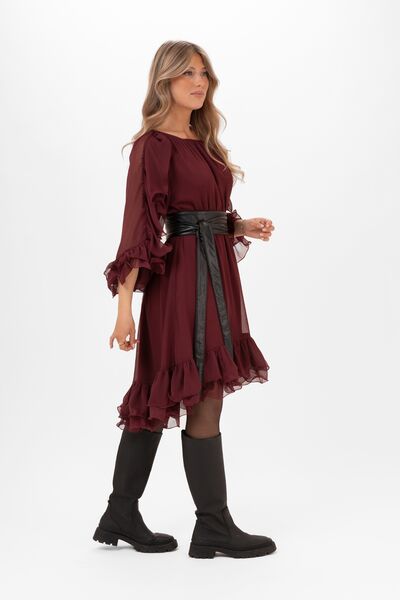Aubrey dress, cranberry